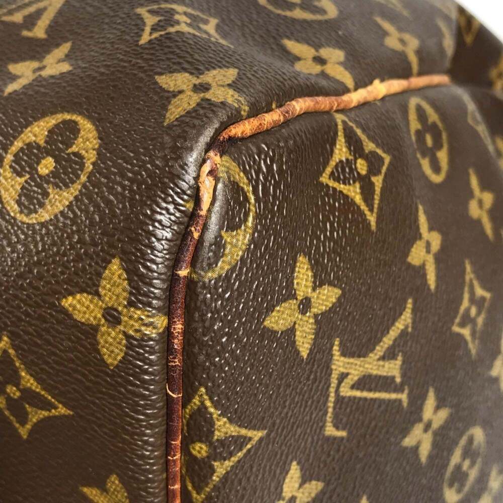 LOUIS VUITTON Brown Monogram Canvas Keepall 60 Boston Bag - Picture 9 of 16